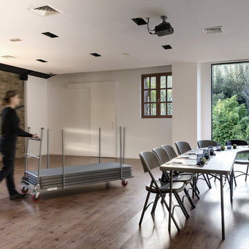 Zown Plastic Folding Table Bundle - 2 XL180 plus 2 XL Moon